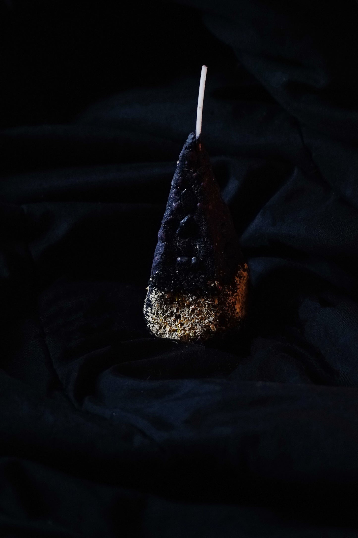 Hand Molded Pyramid Candle