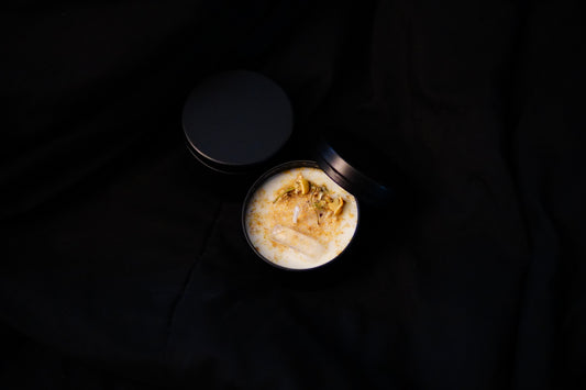 Chamomile & Clear Quartz Candles
